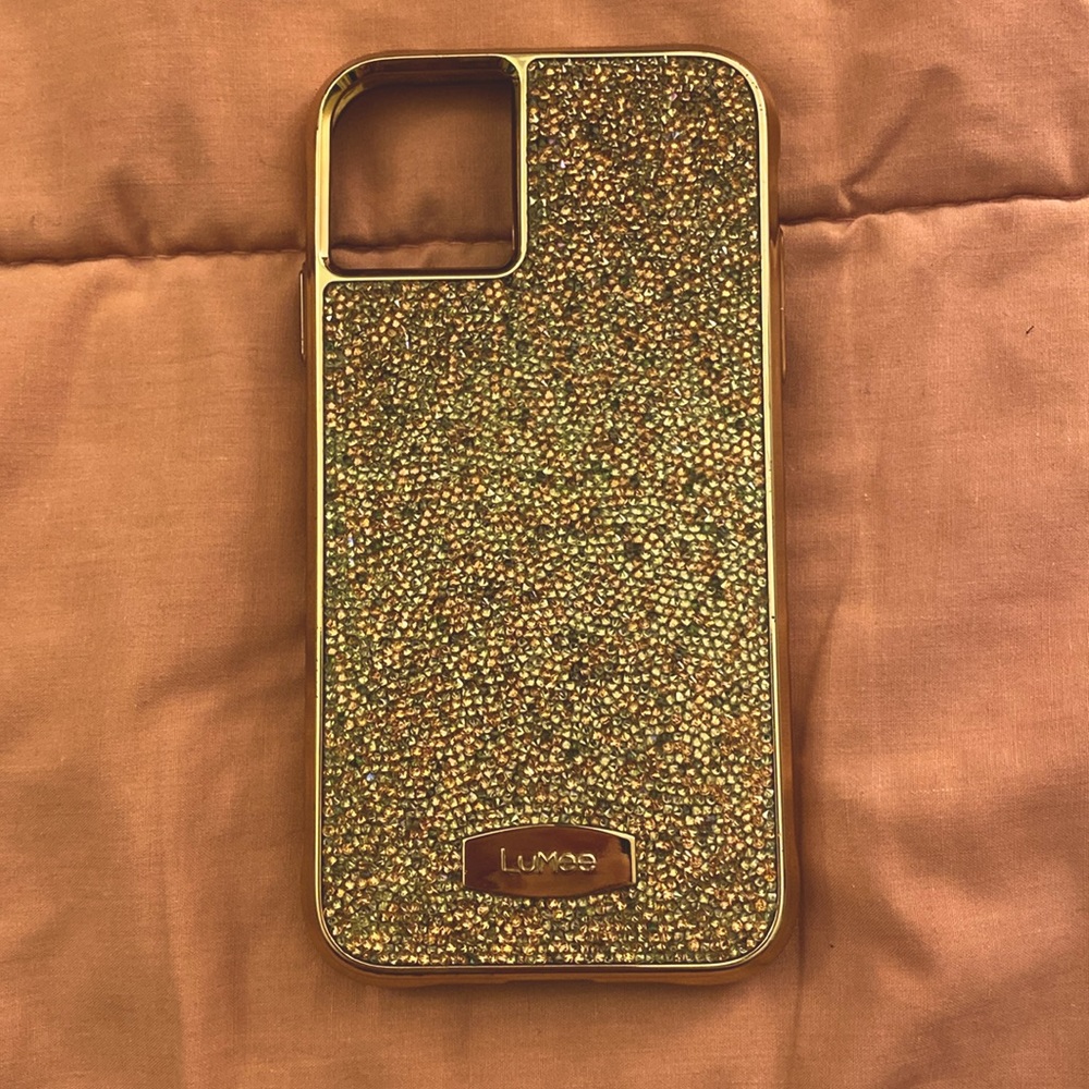 LuMee Rose Gold Crystal iPhone 11 Case